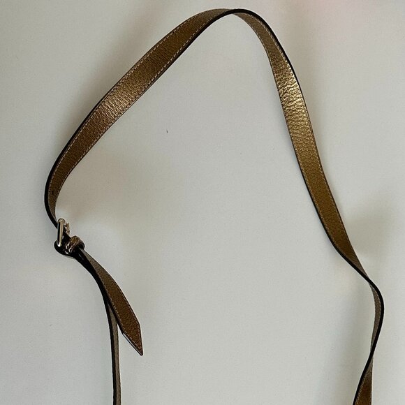 Gucci GG Canvas Sherry Line Shoulder Bag Gold/Pink/Beige - Picture 13 of 16